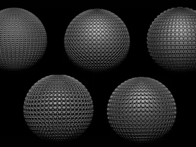 Zbrush - 45 Scale Nanomesh  Meshes Texture