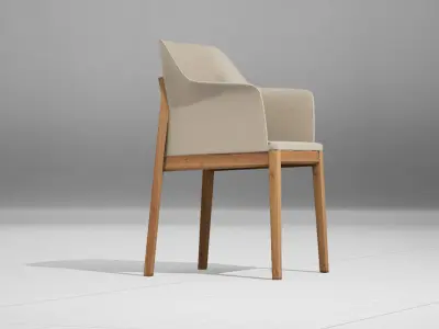 Molteni and C Tivan Chair UE4 Low-poly 3D model