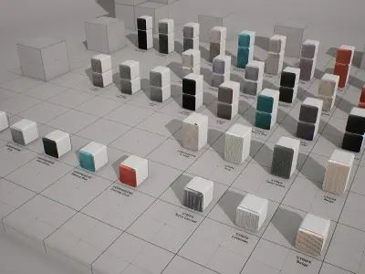 SAMSUNG Air purifier - BESPOKE CUBE Air Low-poly 3D model
