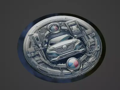 Car Medallion 3D print model