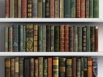 Classic Books MEGA Pack Vols 1-20 3D Model Collection