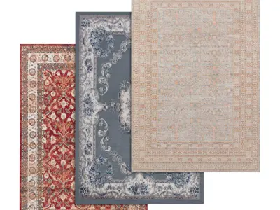 Rug Set 928 3D model