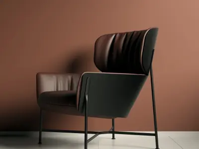 SP01 Caristo Armchair Low Back 3D model