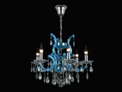 698065 ChampaBlu Osgona Chandelier 3D model