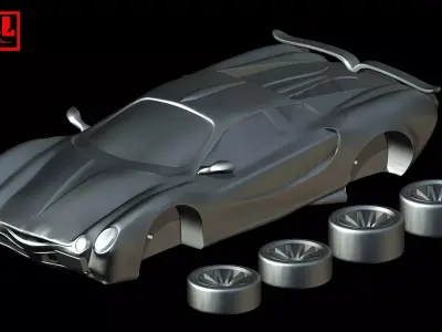 Mitsuoka Orochi Coupe 2006-2014 3D print model