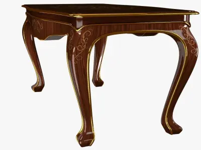 Classic Table 0001 Free 3D model