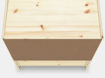 RAST Chest of 3 drawers 3D model