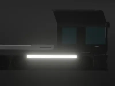 truck low-poly Free 3D model