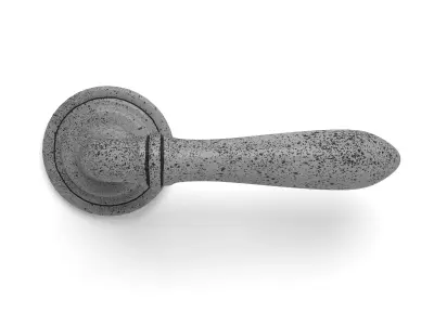 Door Handle Interior Fumed Brass 3D model