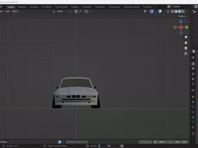 e31 widebody 3D model