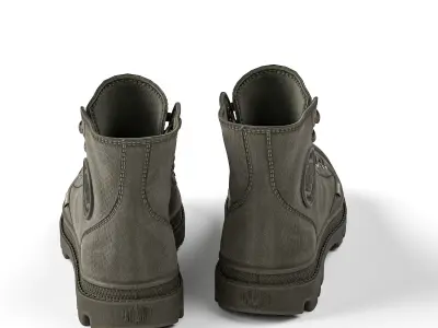 Boots street style Canvas 3D model