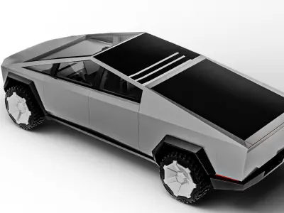 Tesla Model Y 2022  Low-poly 3D model