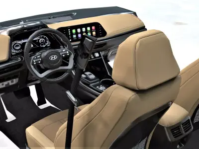 Car Interior New Design 2022 3D model