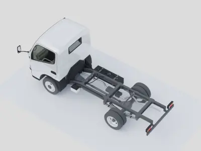 Toyota Dyna 1999 Low-poly 3D model