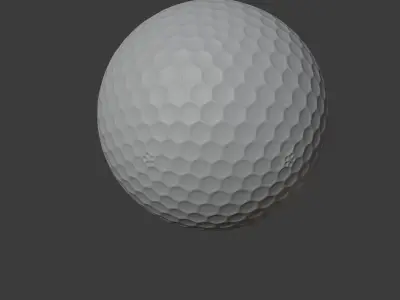 golf ball 3D model 5