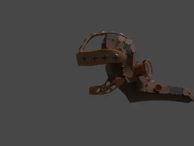 Steampunk Mask 3D model