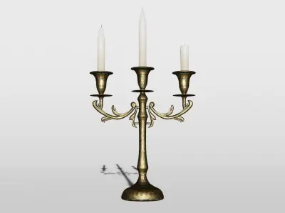 Candle Stick Free 3D model