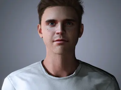 River Viiperi Character Low-poly 3D model