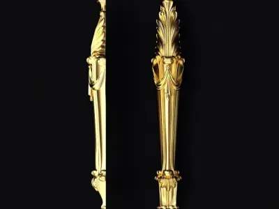 pilaster 3D model 6