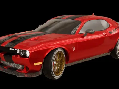 Dodge SRT hellcat 3D model