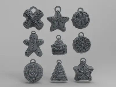 christmas decoration  3D print model purchase