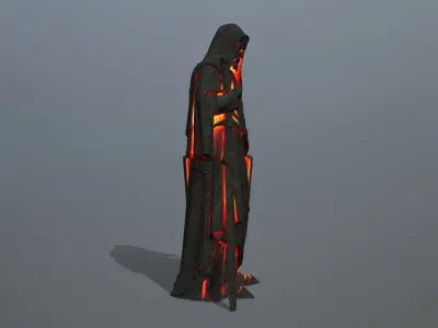 statue    Low-poly 3D model