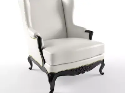 John Hutton baron wing chair 3D model
