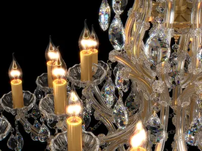 775313  Champa Osgona Chandelier 3D model