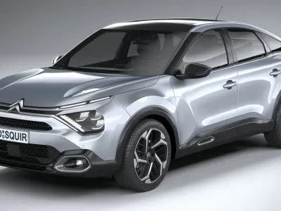 Citroen C4 2021 3D model purchase