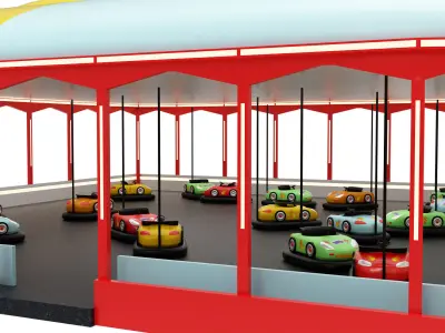 Bumper Cars 3D model