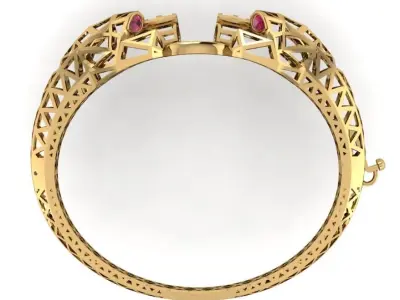 Panther Bracelet 3d print model 3D print model