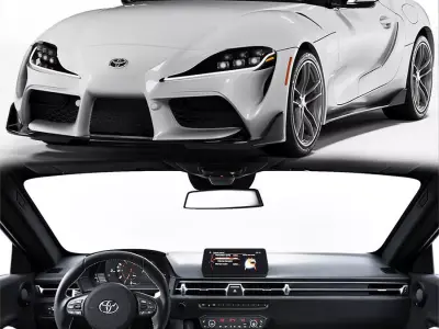 Toyota Supra GR 2020 3D model