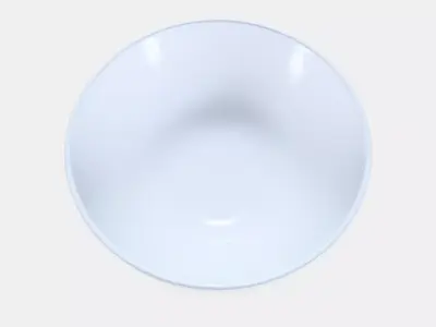 HAPPY BIRTHDAY Bowl Low-poly 3D model