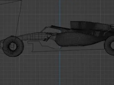Ferrari F1-75 F1 Car 2022 Low-poly 3D model