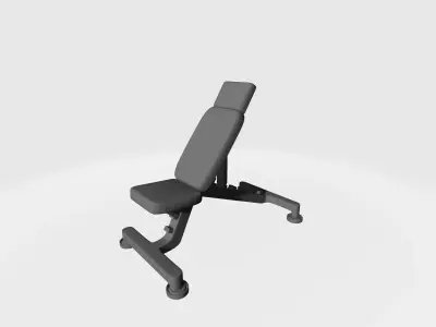 Weight bench 3D print model