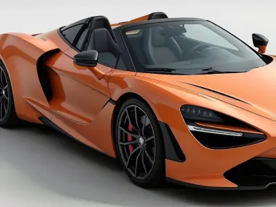 McLaren Artura Spider 2025 Concept Low-poly 3D model