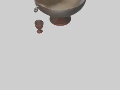 Punch Bowl model Low-poly 3D model