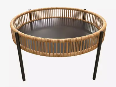 Garden coffee table Sarran 3D model