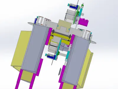 Packaging box labeling machine 3D model