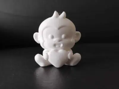 Monkey Heart 3D print model