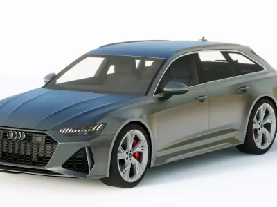 Audi RS6 Avant 2020 3D model