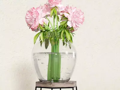 Flower bouquets 06 3D model