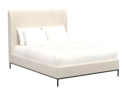 Dovetail Furniture DOV17132Q Morelos Bed 3D model