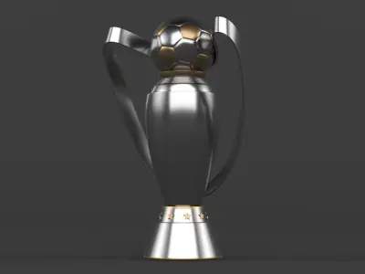 Trophy Cup 3D model 4