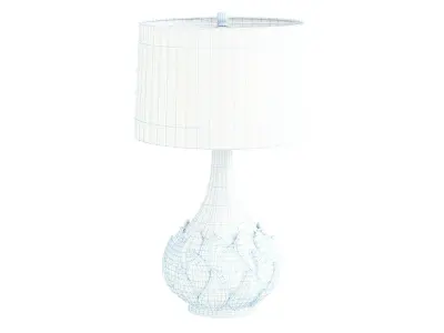 Floral lamp 3D model