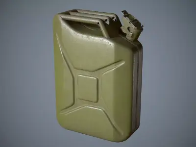 Jerrycan 20L Low-poly 3D model