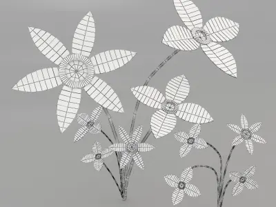 Origami Flower 3D model