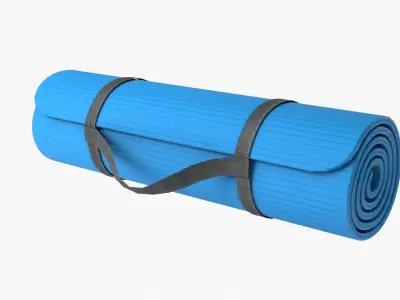 Yoga Mat Low-poly 3D model