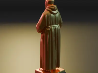 Saint Francis of Assisi 3D model