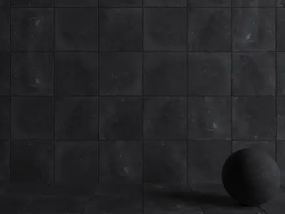 Flaviker Nordik Stone Black 60x60 Texture